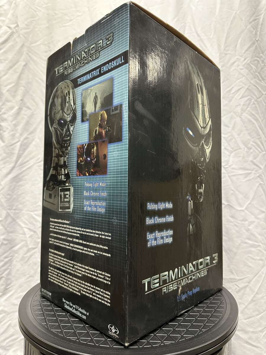 Sideshow Terminator 3 Lifesize TX TERMINATRIX ENDOSKULL 1:1 Scale