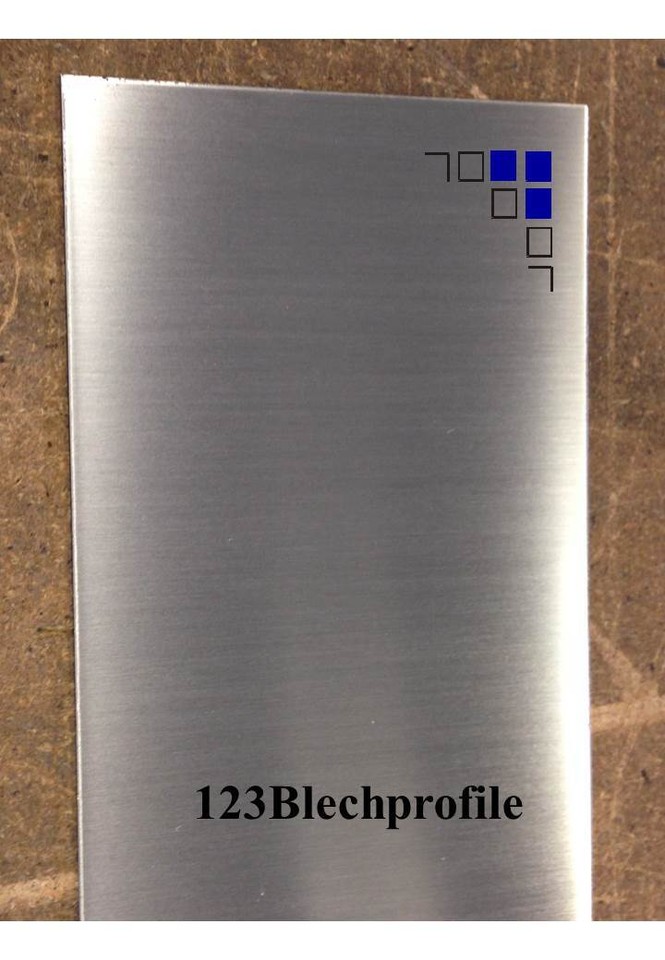 Profilé D'appui De Fenêtre (banc De Fenêtre) En Acier Inox Brossé - Profilé En L 5° - Épaisseur 1mm - Longueur 1.5m - Allemagne