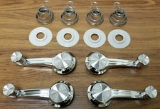 1965-1966 Impala Chevelle Nova Caprice Window Crank Handles 16pc Chrome W Clips 1965-1966 Impala Chevelle Nova Caprice Window Crank Handles 16pc Chrome W Clips