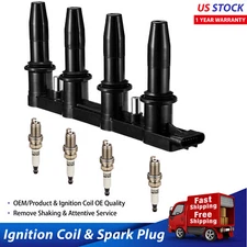 For 2012-2018 Chevrolet Sonic 1.8L UF620 Ignition Coil & Iridium Spark Plug Kit