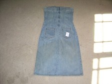 JOURUS DENIM SKIRT(VINTAGE 80'S),SIZE S/WAIST 26,BLUE,MADE IN USA,NEW CONDITION!