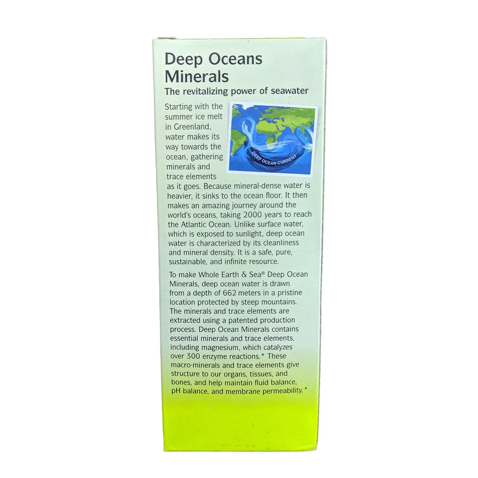 Natural Factors Whole Earth & Sea Deep Ocean Minerals, 3.38 Fluid Ounces - Image 3 of 4