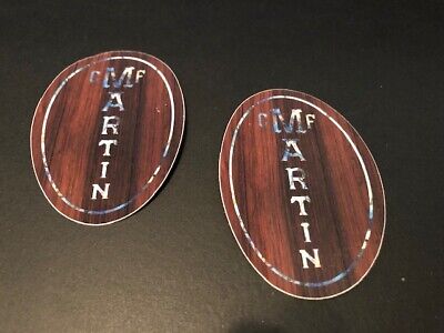 Martin<>ORIGINAL<>GENUINE Martin Guitars 2 Sticker Set......C F