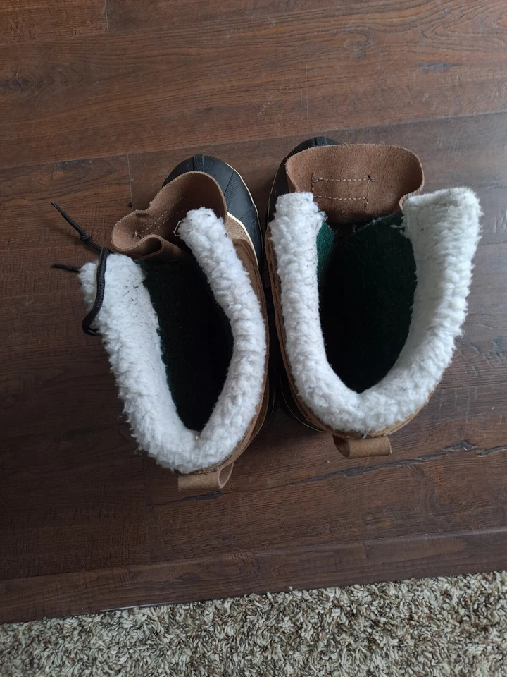 Ozark Trail Thinsulate Insulated Mens Sz 8 Brown Lace Winter Ankle Boots Used - Image 4 of 4