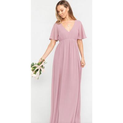 Show Me Your Mumu Emily Empire Maxi Dress Antique Rose