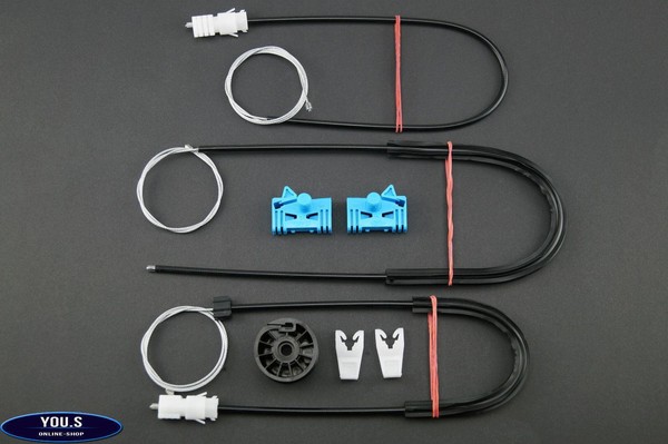 You.S Fensterheber Reparatur Seilzug SET FüR Renault Laguna II 2 - Vorne Links-image