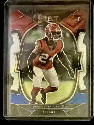 2022 Panini Select Blue/Orange Prizm Die-Cut #48 Derek Stingley JR RC