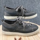Drew Shoes Mens 15 6E Buzz Casual Sneakers Gray Leather Lace Up Low 40994-43