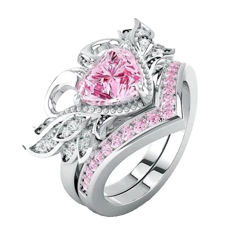 Silver Plated Retro 10 Ring Fashion Rings