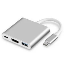 USB-C Type C HDMI Adapter Cable Converter Hub for Macbook Android Phone HDTV TV