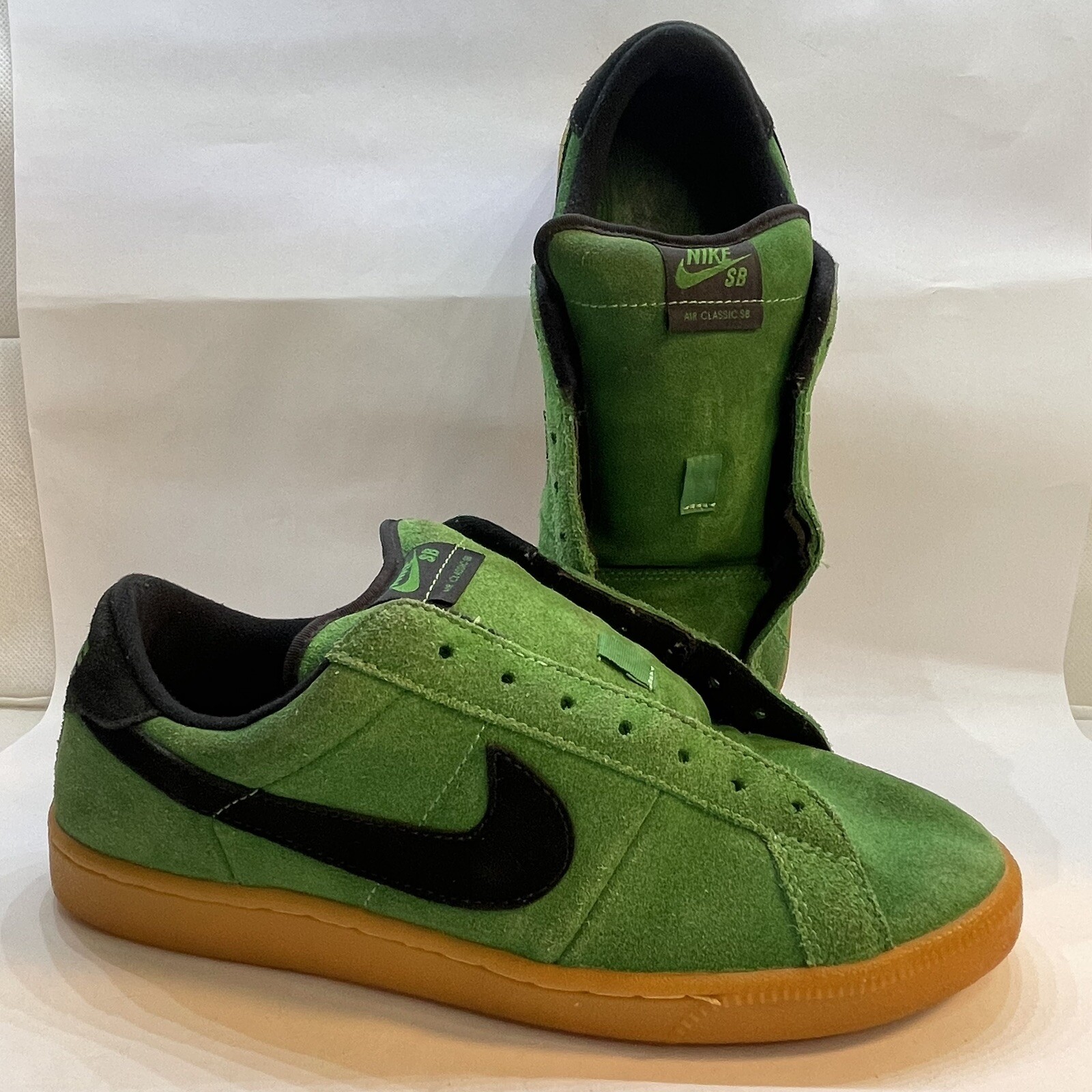 Nike Air Classic SB Classic Green/Black Skate Shoes 310704301 Men's