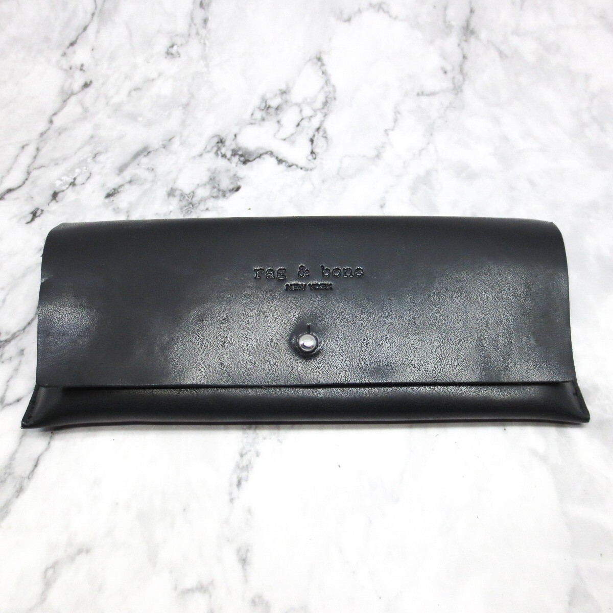 Rag & Bone Leather Sunglass Case & Dust Cover. ? New RAG AND BONE Black Leather Glasses Case | eBay main image 2