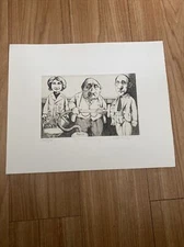 CHARLES BRAGG "Divorce Lawyer" Hand Signed Etching, Artist Proof, Very Rare