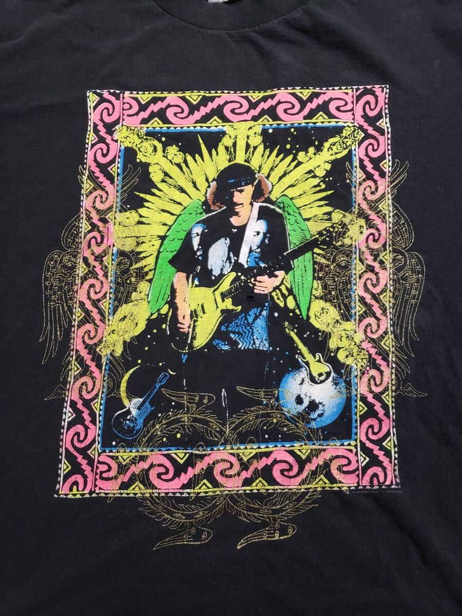 Vintage Santana 1994 World Tour Black T Shirt Large | eBay Vintage Santana 1994 World Tour Black T Shirt Large | eBay