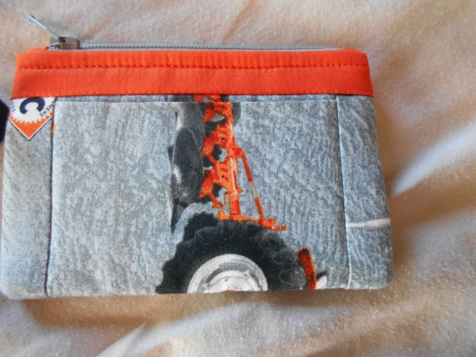 Allis Chalmers Handbag Bathroom Travel Bag Coin Purse Handmade Tractor Farmer - Image 4 of 4