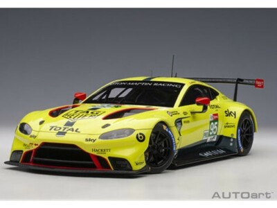 1/18 Aston Martin Vantage GTE #95 Le Mans Pro Yellow Model Car BY