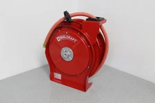 Reelcraft Professional Retractable A5850 Hose Reel 1/2in x 50ft Air/Water USA