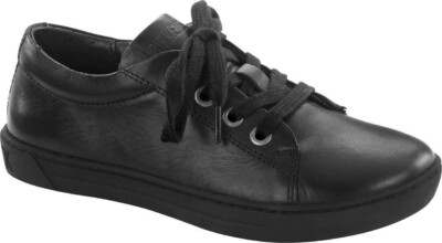 BIRKENSTOCK 31 NWT ARRAN BLACK LACE-UP LEATHER SHOE BOY (US SIZE 13.5) 