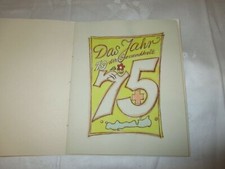 1975 K&uuml;nstler ERICH HELBIG , Burgst&auml;dt SACHSEN - DAS JAHR als Mappe