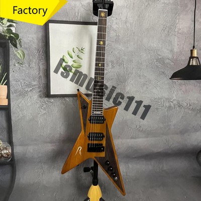 Custom Yellow Dimebag Darrell Electric Guitar HH Pickups Tremolo Bridge 6 string