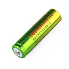 SKYWOLFEYE Rechargeable Battery 3.7V Button Top Lithium Batteries Cell For Torch