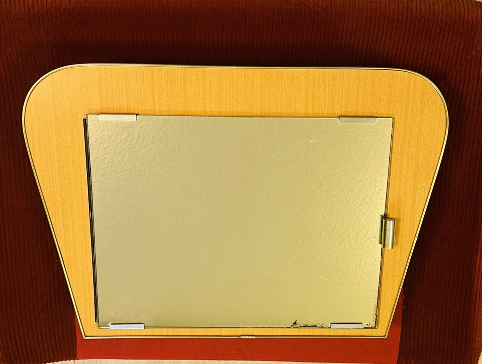 Vintage Midcentury Spiegelschrank Retro 50er 60er Rockabilly Nierentisch Holz - Bild 3 von 4