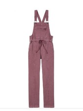 Duluth Trading Co. Women s Shop Square Ripstop Overalls Size Medium Mauve Plum