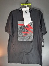 Nike Boys Kids Graphic Tee Shirt Socks Set S-XL Russell Wilson 3brand Black New