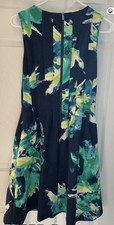 Vince Camuto Fit & Flare Floral Sleeveless Knee Length Dress Round Neck Size 6
