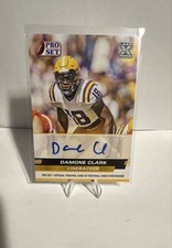 2022 Leaf Pro Set Draft - Autographs Damone Clark Yellow #PSA-DC1 (AU, RC)