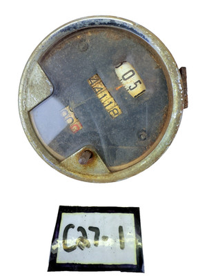Vintage Stewart Warner? Brass Era Drum Speedometer Rat Rod Model T Ford C27-1
