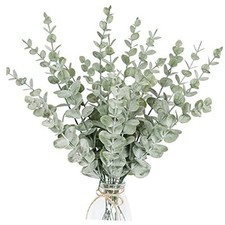 18pcs Eucalyptus Stems Artificial Eucalyptus Leaves Stems Artificial Fake