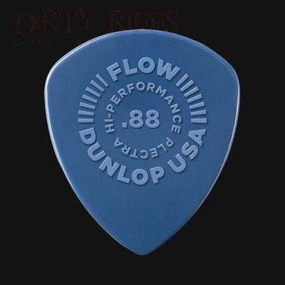 Dunlop Flow Nylon 0,88 mm Gitarren-Plektren/Gitarrenplektren - Packungen mit 1 bis 24