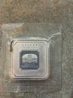 10 Oz Silver Geiger Edelmetalle Bar With Security Label - Square Design