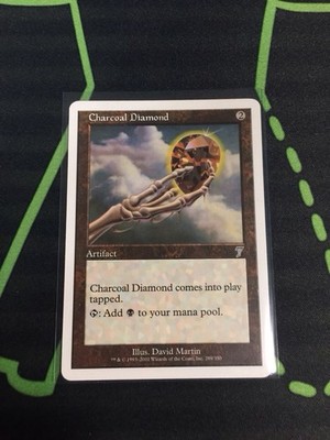 MTG Magic The Gathering Charcoal Diamond 7ED Artifact Black Mana Rock