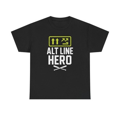 Alt Line Hero Unisex Heavy Cotton Tee - Perfect for the Sharp Sports Bettors!