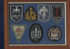 7  Toppe - Patch Militari- /  Divisione Atlantica- Legione E. MUTI,
