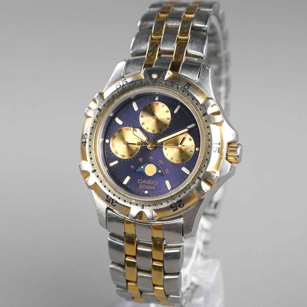 SE-S1O　CASIO Moonphase Vintage Model CASIO MD-726 Marlin for sale online | eBay