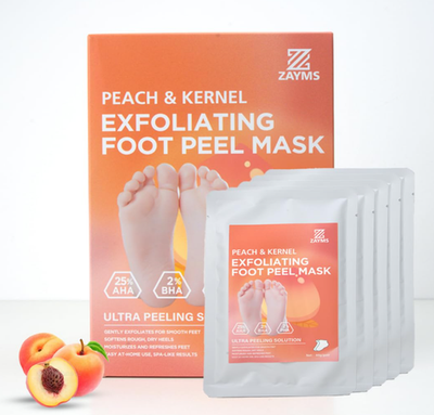 #ad Foot Peeling Mask 5 Pack Exfoliating Mask for Baby Soft Feet Natural Peel $12.49