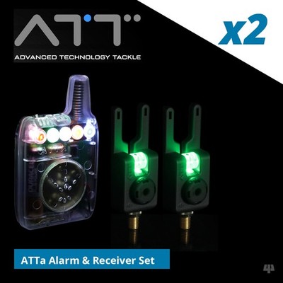 Gardner ATTa Underlit Bissanzeiger & V2 ATTx Empfänger 2er Set - Karpfenangeln Set