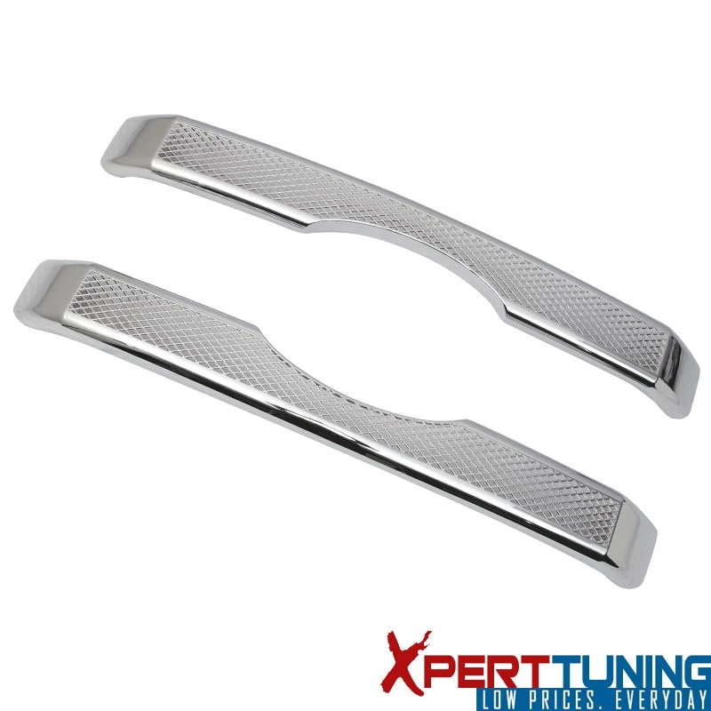 Fits 11-16 Ford F250 350 450 Super Duty Front Mesh Grill Grille ABS Chrome 4PCS Foto 3 de 4