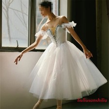 Adult Ballet Dance Show Costume Performance Dress Professional Tutu Dancewear