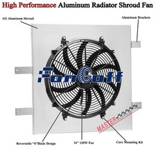 Aluminum Radiatorshroud Fan For 1997 1999 Dodge Dakota Durango 3.9l 5.2l 1998