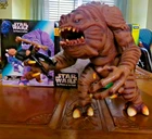 Star Wars POTF2 Rancor Monster & Luke Skywalker - 100% COMPLETE w/ Box - Cleaned
