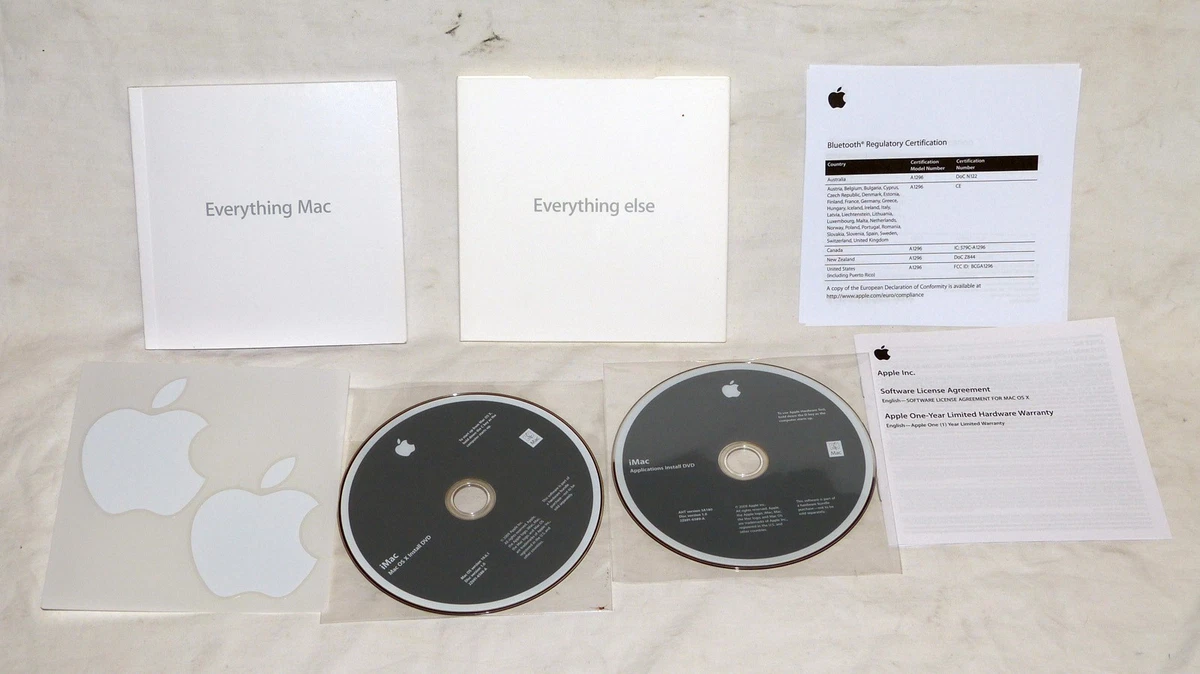 Apple Mac OS X 10.6, Snow Leopard DVD Operating System Software