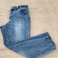 Jag Jeans Women's High Rise Distressed Straight Leg  Size 10P