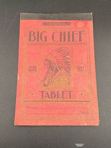 Vintage BIG CHIEF PAPER TABLET #49-3400 Mead Corporation 4x6