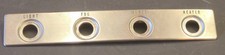 1965-67 Datsun Roadster 1600 Dash Switch Escutcheon Plate-nice-barn 56 1965-67 Datsun Roadster 1600 Dash Switch Escutcheon Plate-nice-barn 56
