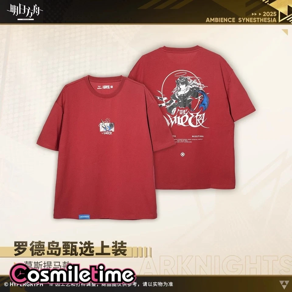 Official Game Arknights Logos Muelsyse T-Shirt Character Short Sleeves Gift YZ - Image 3 of 4