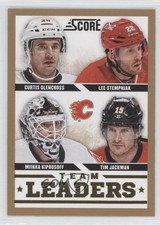 2013 Score Team Leaders Gold Curtis Glencross Miikka Kiprusoff Lee Stempniak 0a7